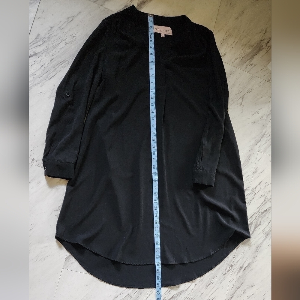 Black Philosophy Black Tunic/dress size Large - Picture 4 of 6